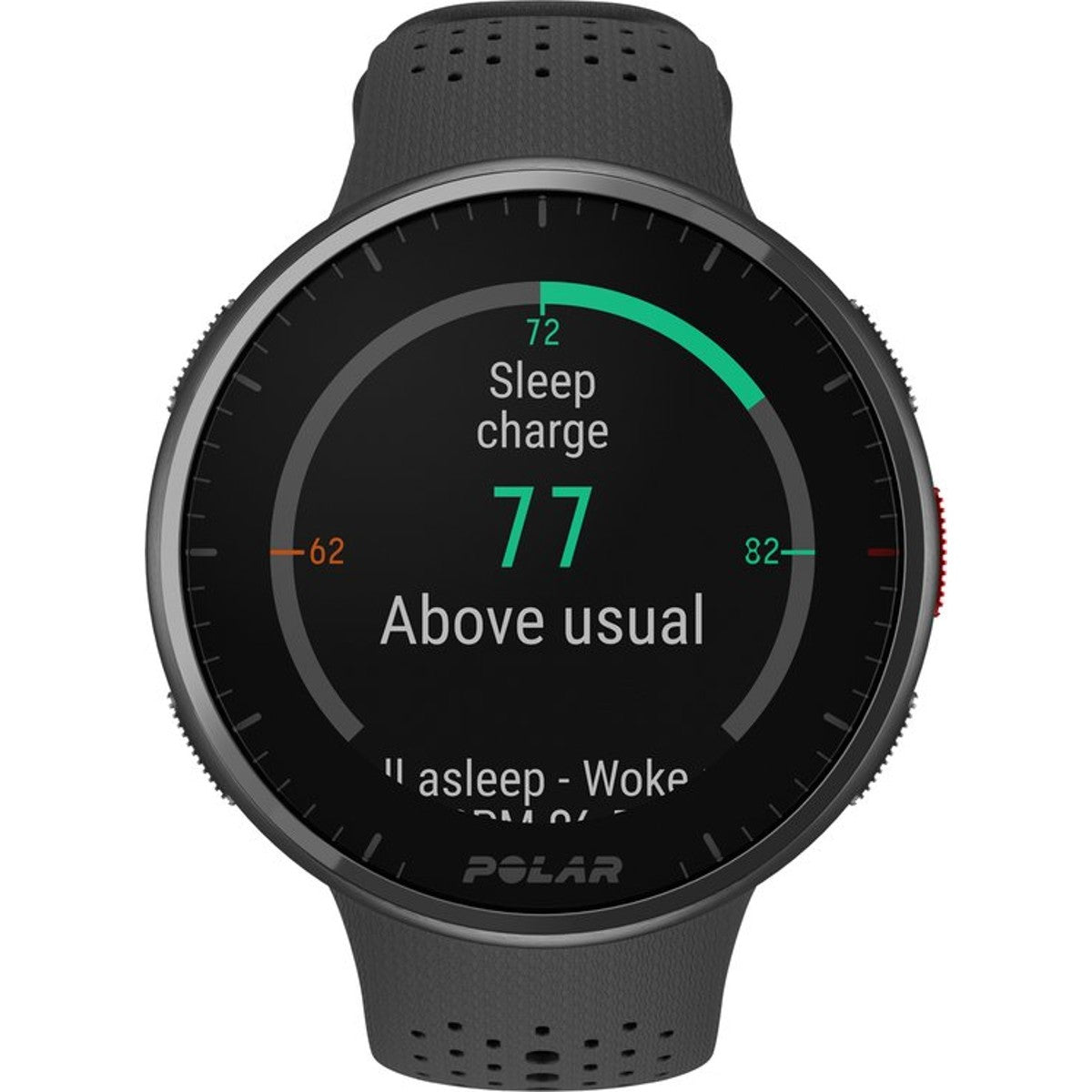 Tweedekans Polar Pacer Pro - Geavanceerd GPS hardloophorloge - Carbon Gray - Maten S-L | SecondBay