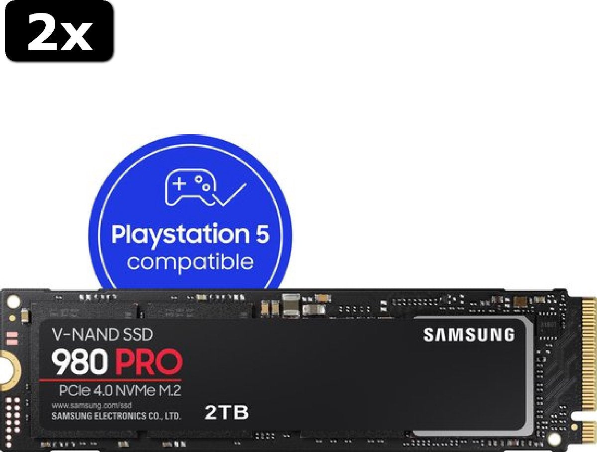 Samsung 980 PRO NVMe - Interne SSD M2 PCIe - 2 TB
