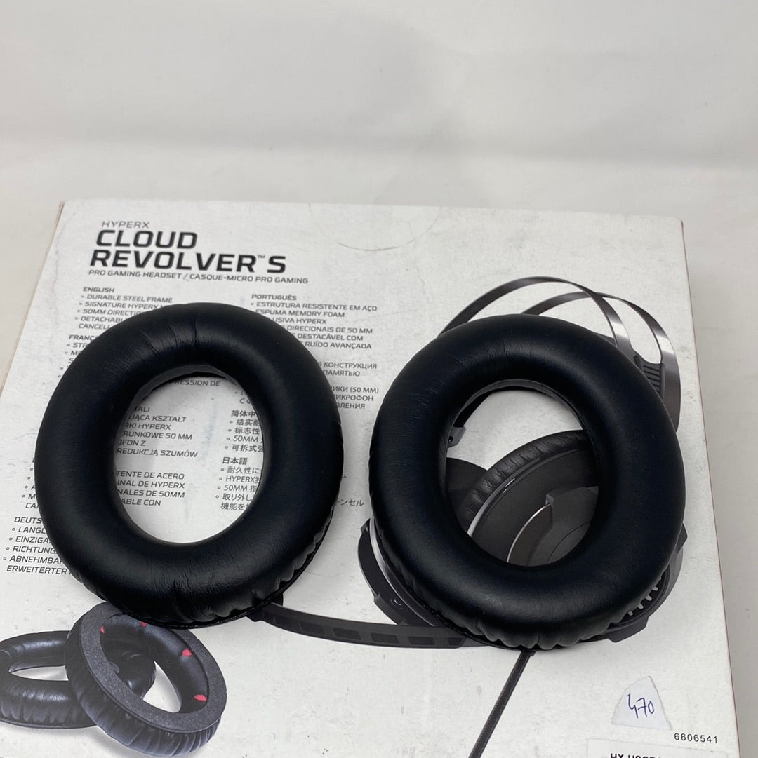 HyperX Cloud Revolver S Pro Gaming Headset PC - Zwart Grijs