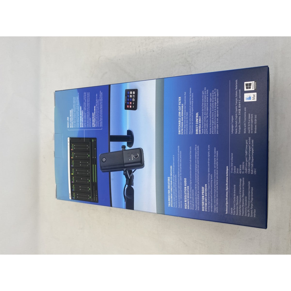 Tweedekans Elgato Wave 3 Streaming Microfoon - Bedraad - Zwart | Professioneel Gecontroleerd