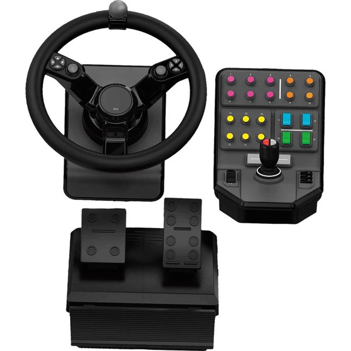 Tweedekans Logitech G Saitek Farming Simulator Controller - Heavy Equipment bundel - PC & Mac - Zwart