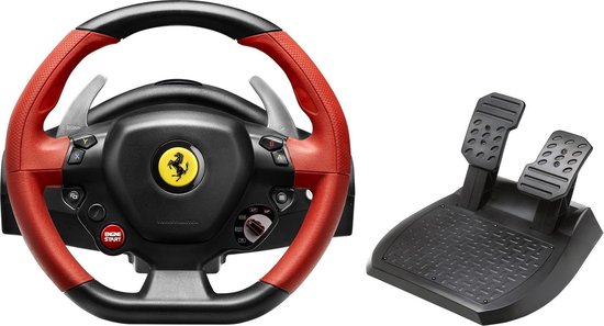Tweedekans Thrustmaster Ferrari 458 Spider Racestuur - Xbox One & Series X/S - Rood | Getest