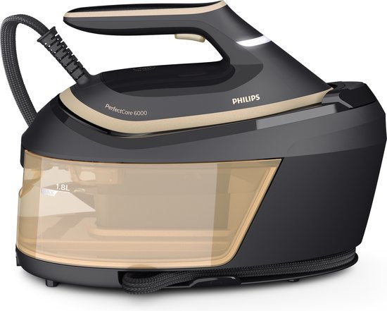 Tweedekans Philips Perfect Care 6000 PSG6064/80 stoomgenerator - 1,8L tank - goud/zwart
