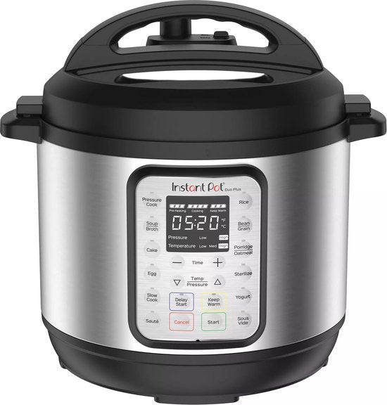 Instant Pot Duo Plus 57L multicooker 9-in-1 - snelkookpan - pressure cooker - rijstkoker - slowcooker - stomer - sous-vide
