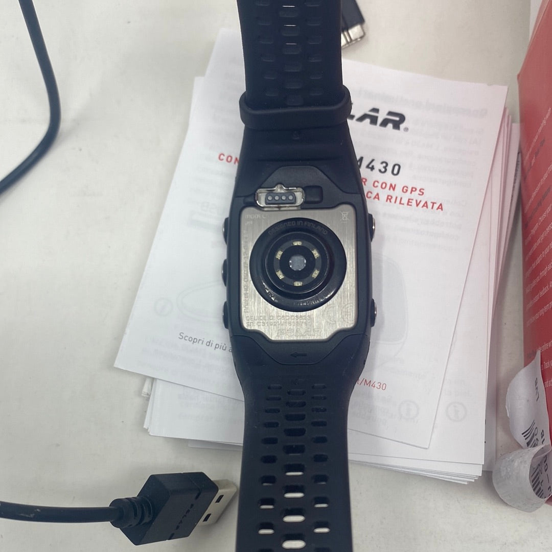 Polar M430 GPS Sporthorloge - Zwart