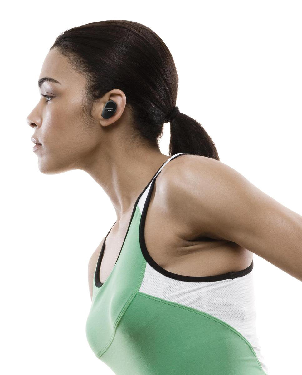 Sony WF-SP800N - Volledig draadloze oordopjes met Noise cancelling - Zwart