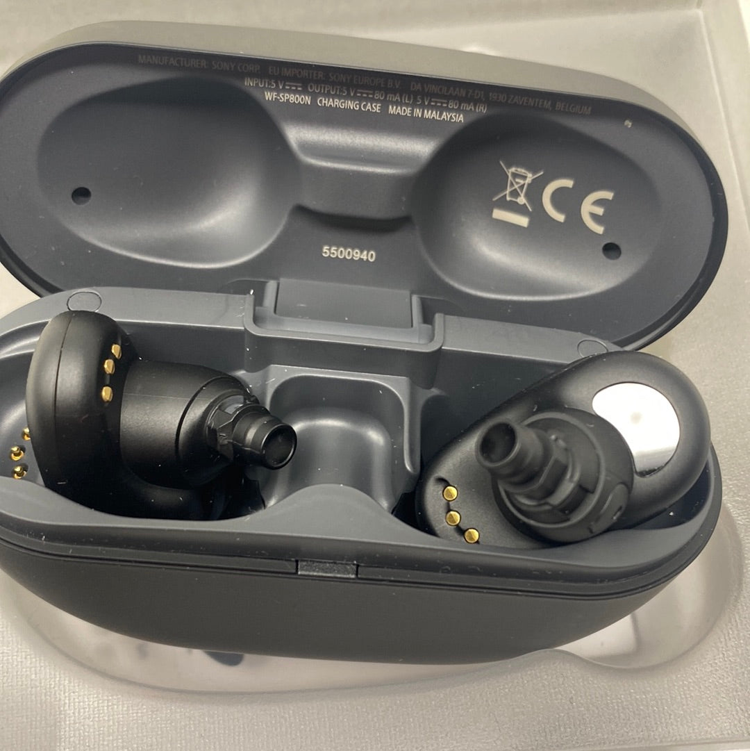 Sony WF-SP800N - Volledig draadloze oordopjes met Noise cancelling - Zwart