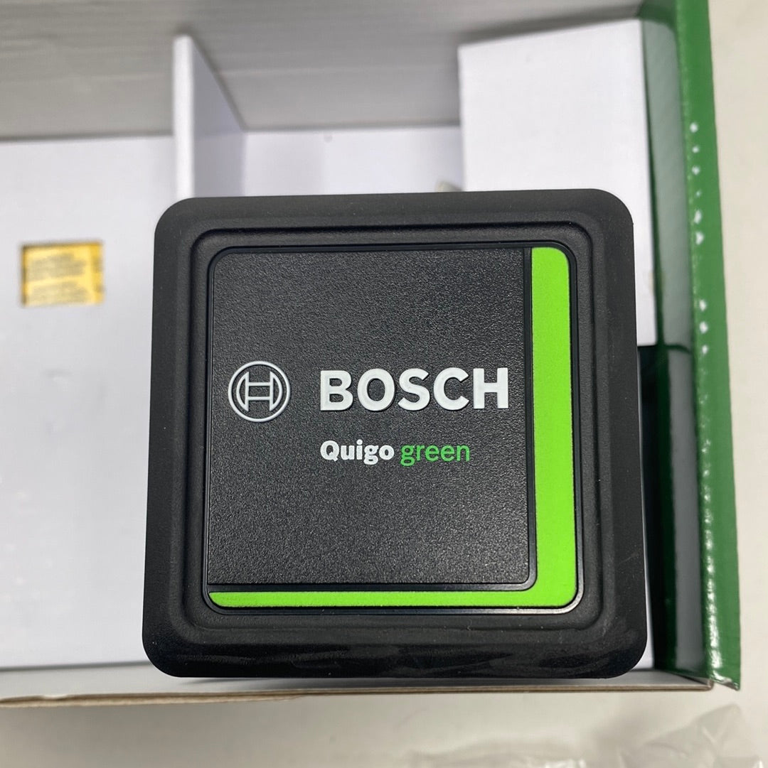 BOSCH Quigo Green Kruislijnlaser - Zelfnivellerend - 12 meter bereik - 2x 15V AAA