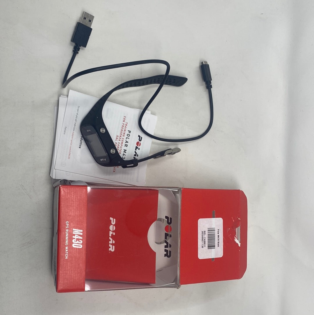 Polar M430 GPS Sporthorloge - Zwart