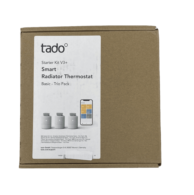 tado Slimme Radiatorknop Starterskit V3+ - Inclusief 2 extra radiatorknoppen