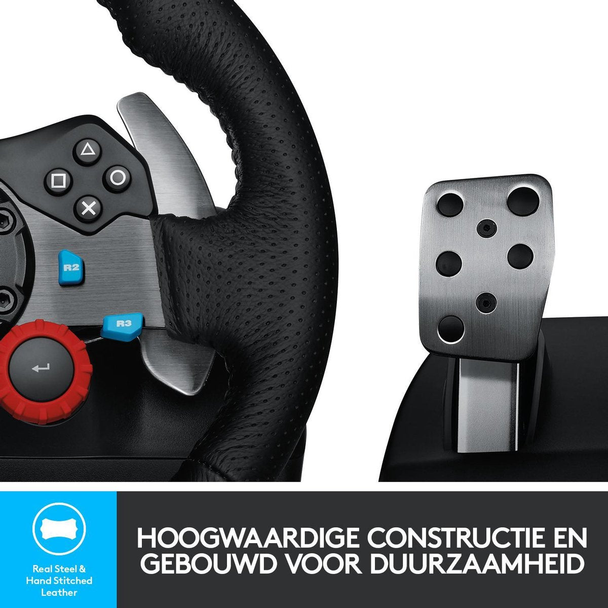 Logitech G29 Driving Force Racestuur - PS4 PS3 PC