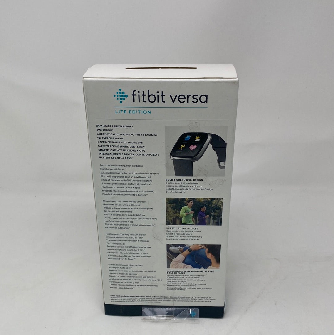Fitbit Versa Lite - Smartwatch - Grijs Zilver