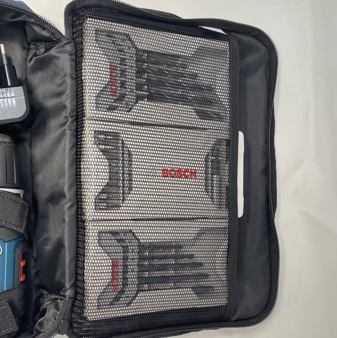 Bosch Professional Accu schroefboormachine GSR 12V-15 2x 2 0Ah lader AL 1115 CV 39 accessoires toolbag
