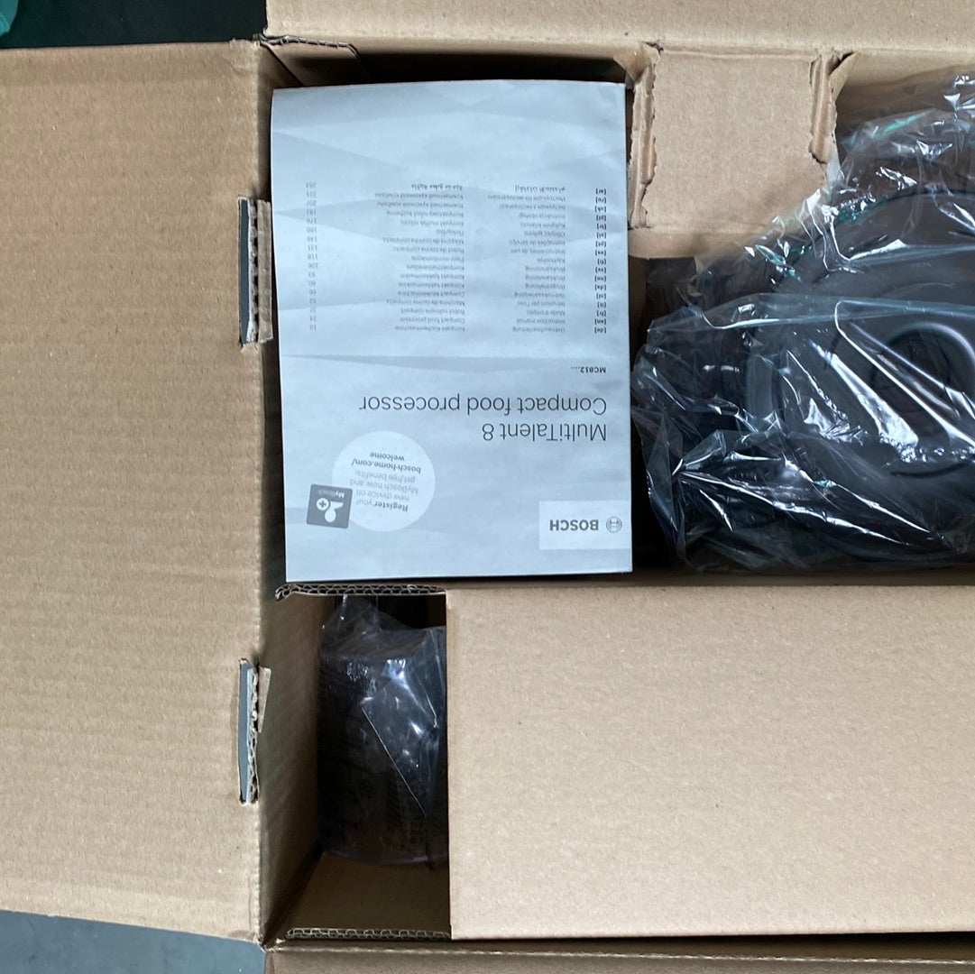 Bosch MultiTalent 8 MC812M844 - Foodprocessor - Zwart/RVS