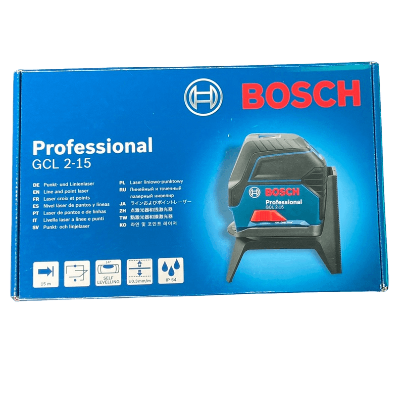 Bosch Professional GCL 2-15 Kruislijnlaser - Tot 15 meter bereik