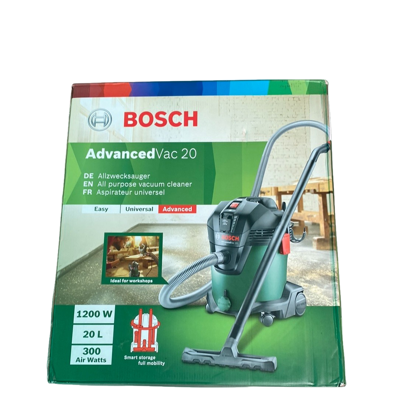 Bosch AdvancedVac 20 Bouwstofzuiger