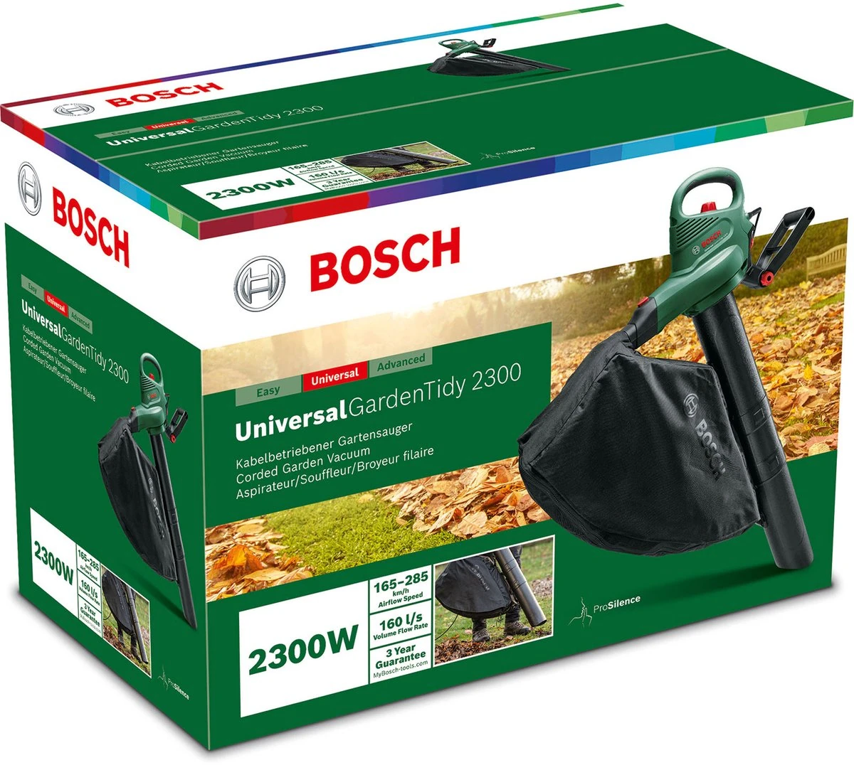 Productbeeld van de fabrikant: Bosch UniversalGardenTidy 2300 bladblazer