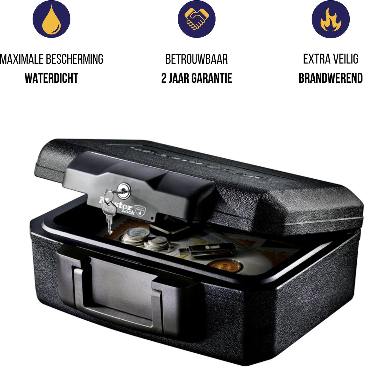 Productbeeld van de fabrikant: Master Lock L1200 brandwerende kluis