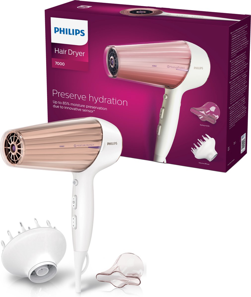 Productbeeld van de fabrikant: Philips Moisture Protect HP8280/00 Föhn | Secondbay