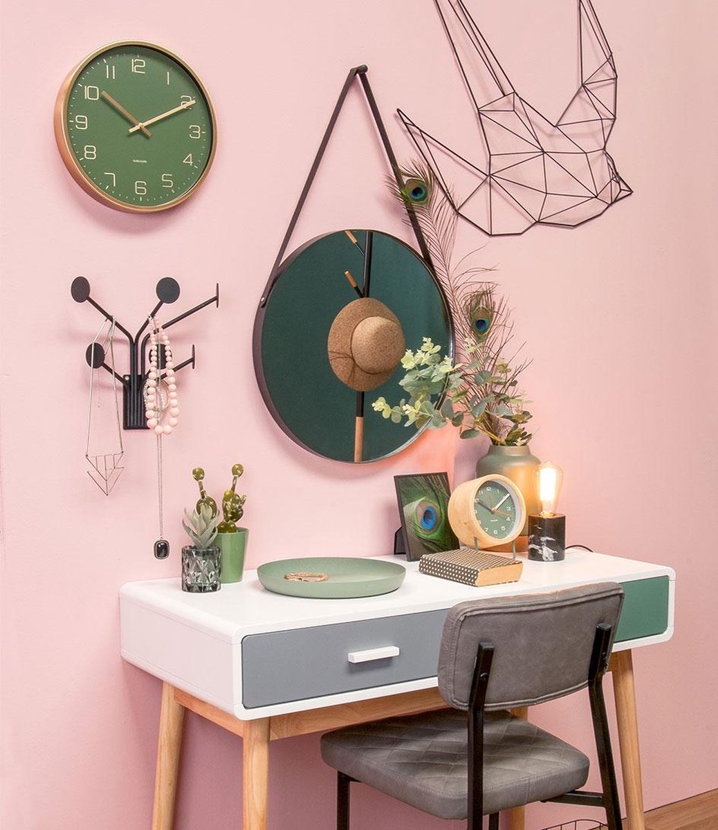 Productbeeld van de fabrikant: Present Time Spiegel Balanced - Zwarte wandspiegel Ø47cm