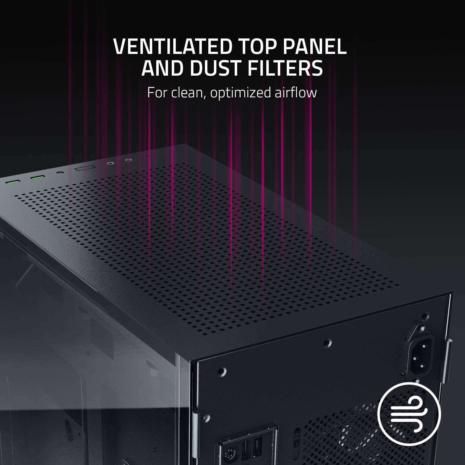 Productbeeld van de fabrikant: Razer Tomahawk ATX gaming case | Secondbay