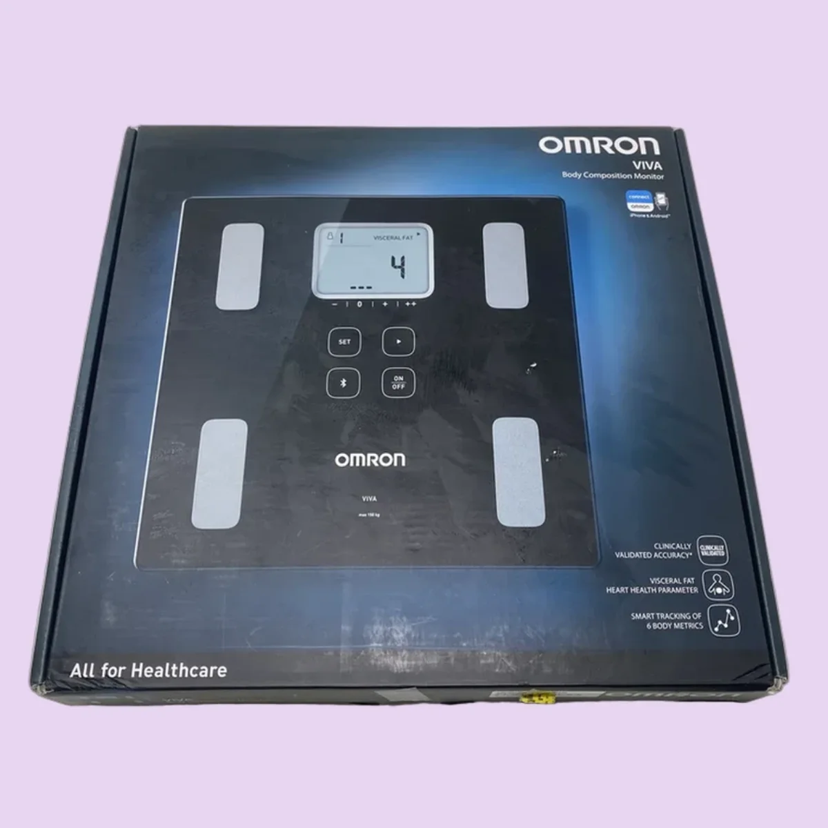 OMRON VIVA – Balance Intelligente avec Analyse Corporelle Bluetooth & App