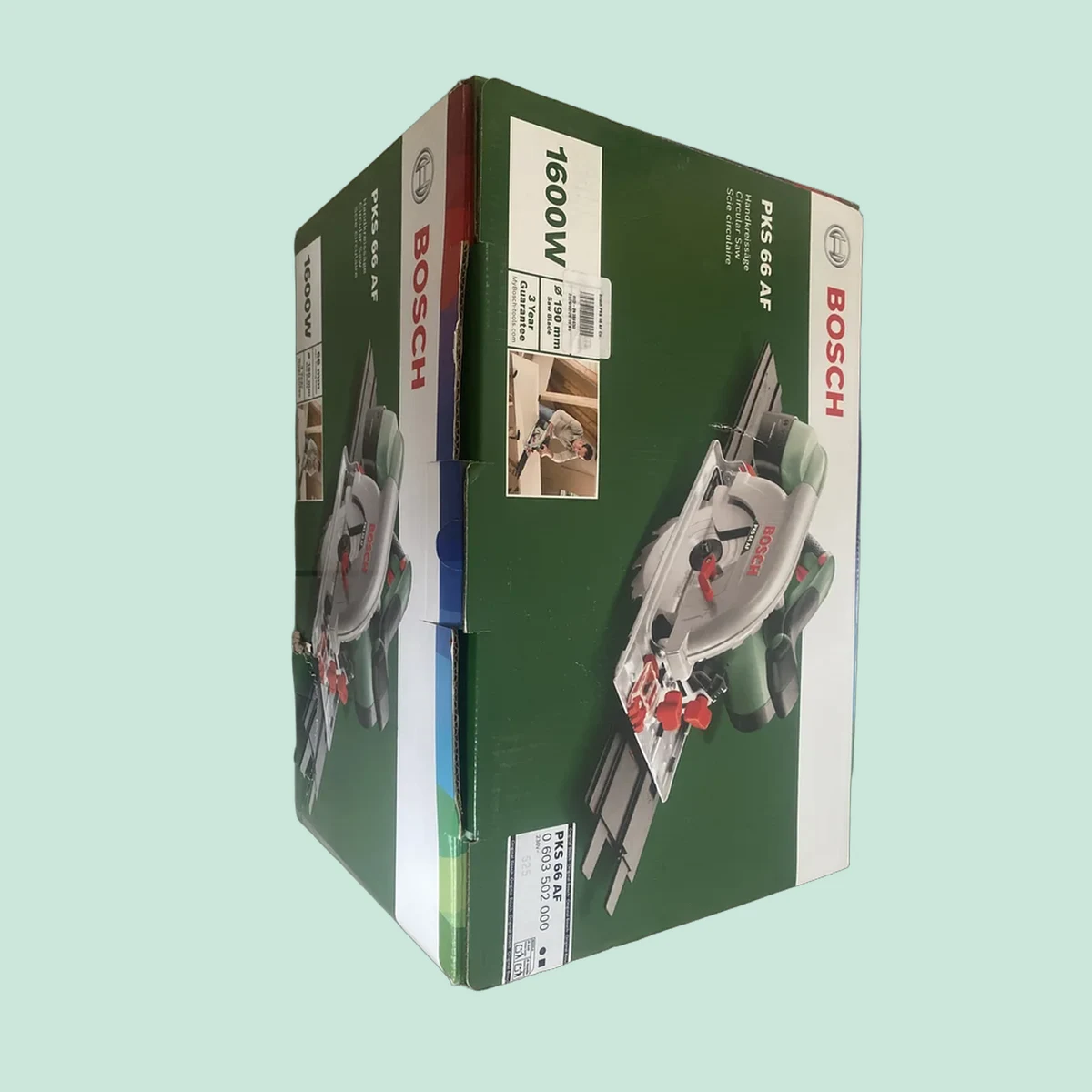 Bosch PKS 66 AF Cirkelzaag – 1600W met geleiderail