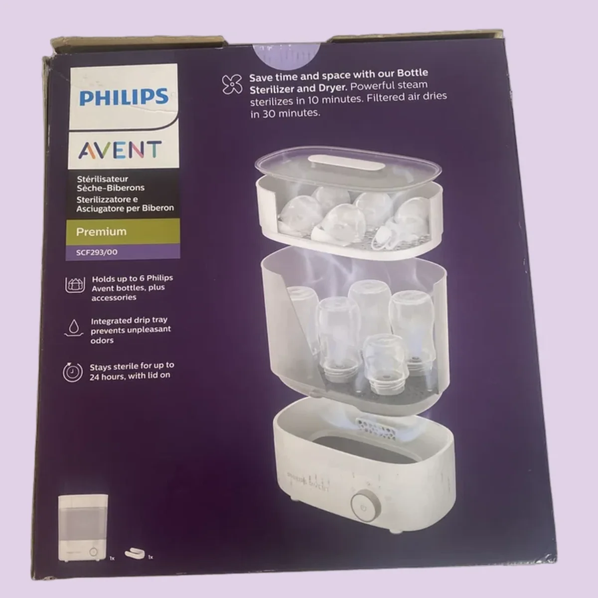 Philips Avent Flessterilisator Damp Droger SCF293/00 – Premium