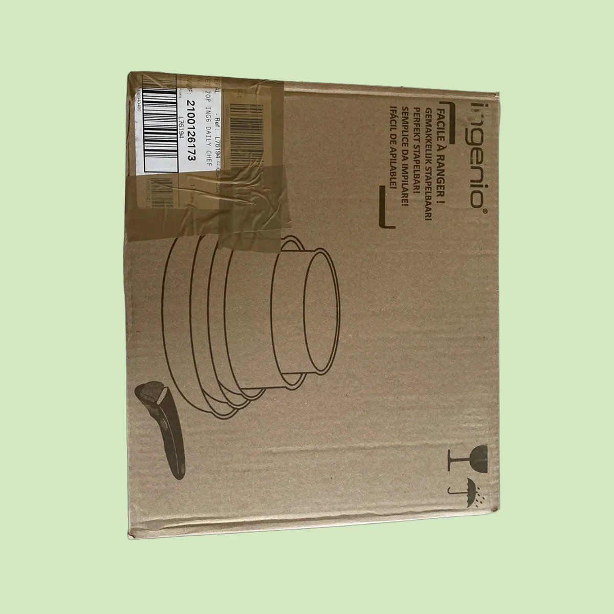 Tefal Ingenio 20-delig – pannenset met afneembare handgreep