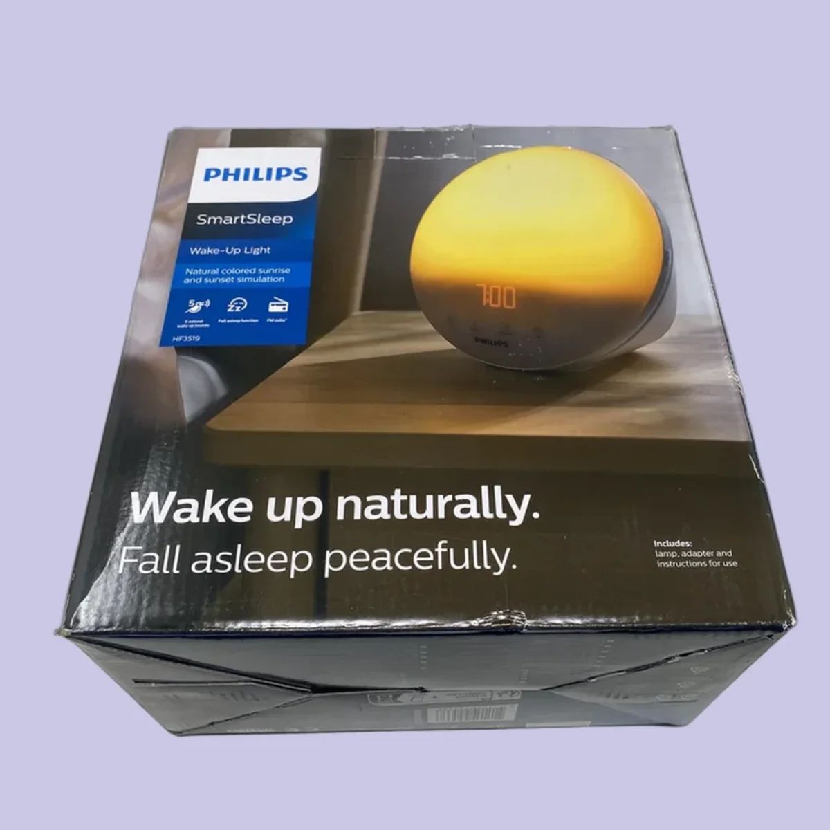 Philips HF3519/01 Wake-up Light – Natural waking, white