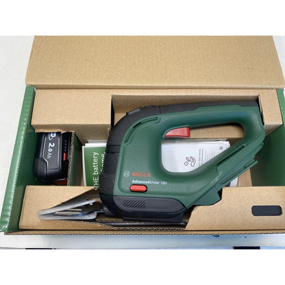 Tweedekans Bosch AdvancedShear 18V-10 accu buxus- en grasschaar - Incl. messen en lader | SecondBay
