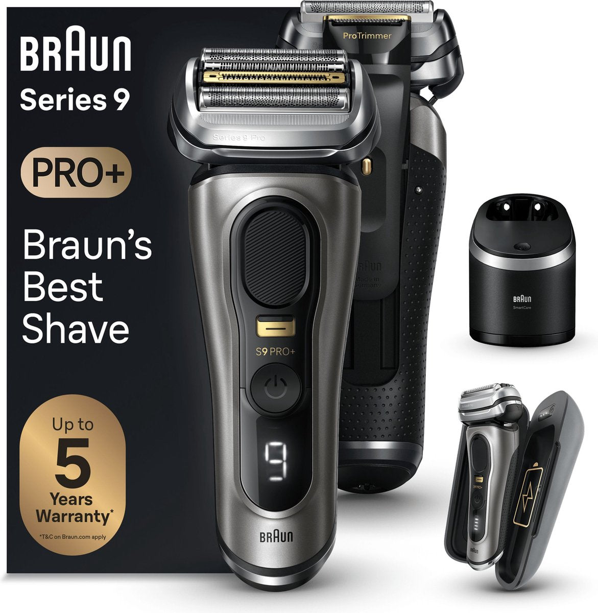Braun Series 9 Pro 9575cc - Scheerapparaat - SmartCare Center - PowerCase - Wet