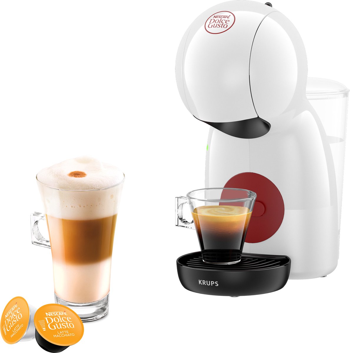 Krups NESCAF Dolce Gusto Piccolo XS KP1A31 - Koffiecupmachine - Wit