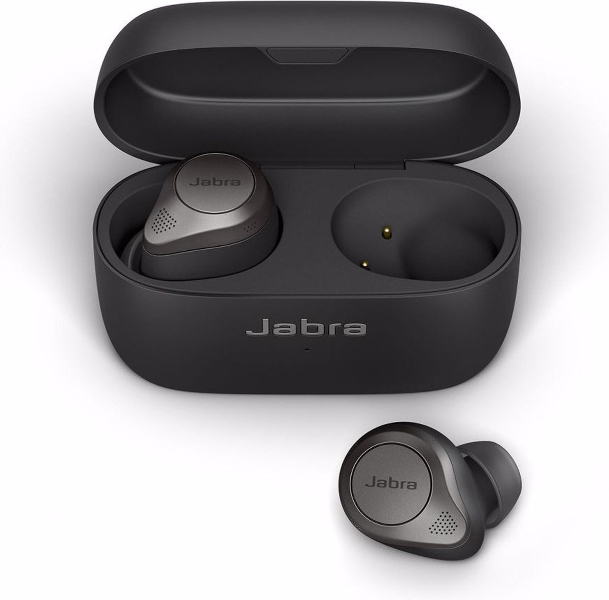 Jabra Elite 85t - Volledig draadloze in-ear oordopjes met Noise Cancelling - Titanium Zwart