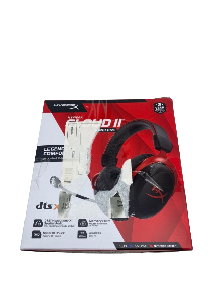 HyperX Cloud II Draadloze Gaming Headset - Zwart Rood