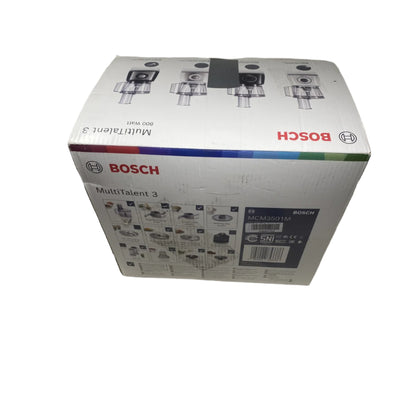 Tweedekans Bosch MCM3501M MultiTalent 3 Keukenmachine - 800W - Zwart/RVS | Professioneel Gecontroleerd