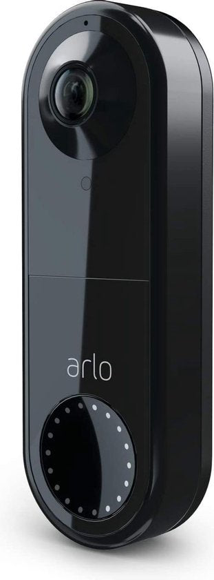 Arlo Video Deurbel - Bedraad - 1080p - HD video - WiFi - Sirene - Zwart