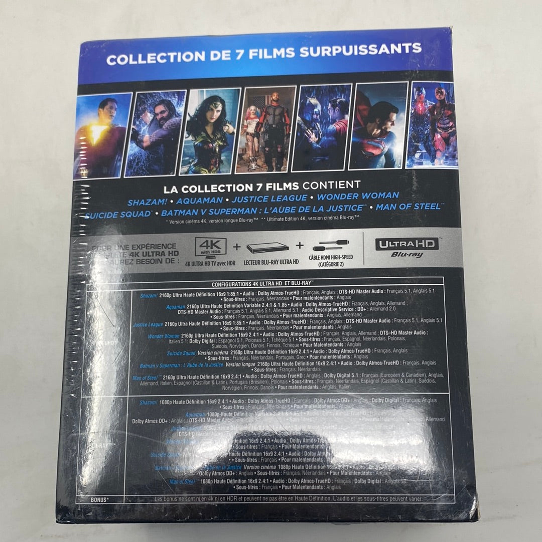 DC Extended Universe   Collectie 7 films  4K Ultra HD  Blu-ray