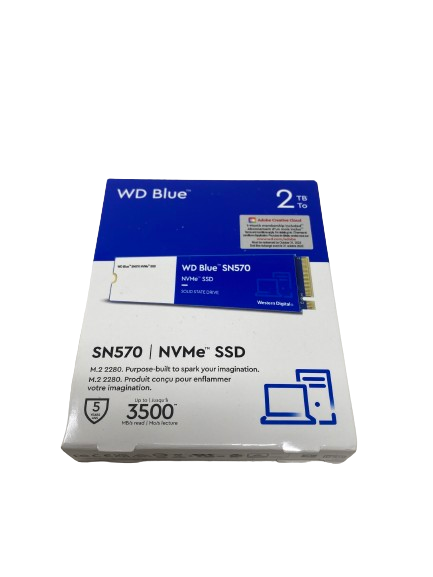 WD Blue SN570 Interne SSD M.2 NVMe 2TB