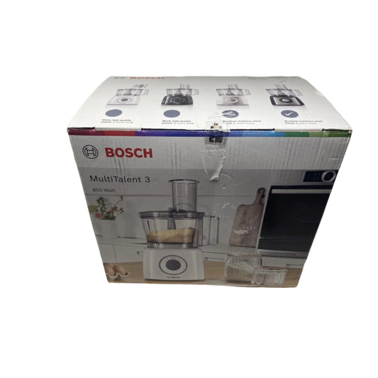 Tweedekans Bosch MCM3501M MultiTalent 3 Keukenmachine - 800W - Zwart/RVS | Professioneel Gecontroleerd