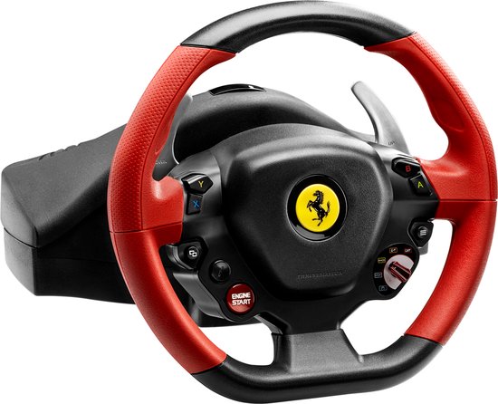 Tweedekans Thrustmaster Ferrari 458 Spider Racestuur - Xbox One & Series X/S - Rood | Getest