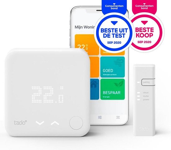 tado Slimme Thermostaat V3 Starterskit - Draadloze