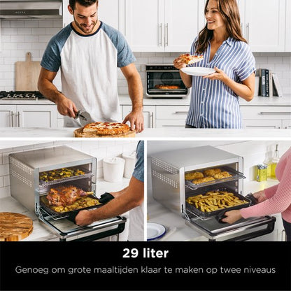 Tweedekans Ninja Foodi DT200EU 10-in-1 elektrische oven - AirFryer, 29L, 2400W | Professioneel gecontroleerd