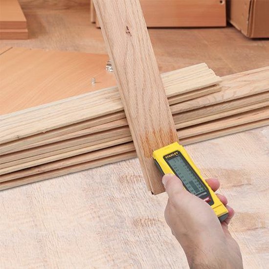 STANLEY 0-77-030 Vochtmeter - meten van bouwvochtigheid en houtvochtigheid