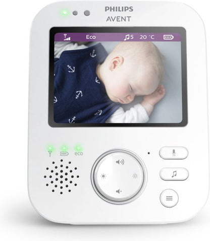 Philips AVENT Baby monitor SCD843 26 baby-videomonitor 300 m FHSS Wit