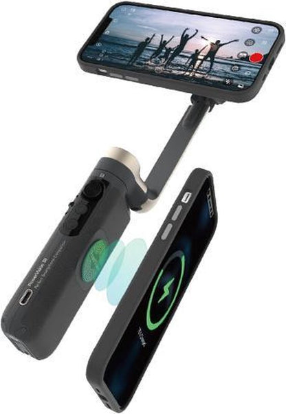 PowerVision S1 Explorer kit - Alles-in-één stabilisator voor iOS en Android - Powerbank & Gimbal