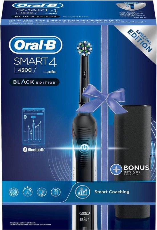 Oral-B Smart 4 4500 - Elektrische Tandenborstel - Zwart