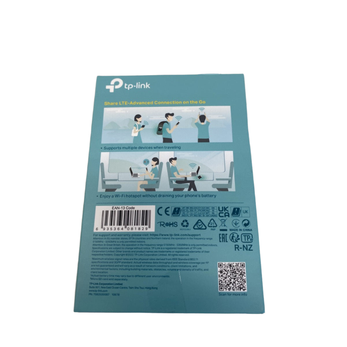 Tweedekans TP-Link M7450 MiFi Router - AC Dual-Band - 1-pack | Professioneel Getest