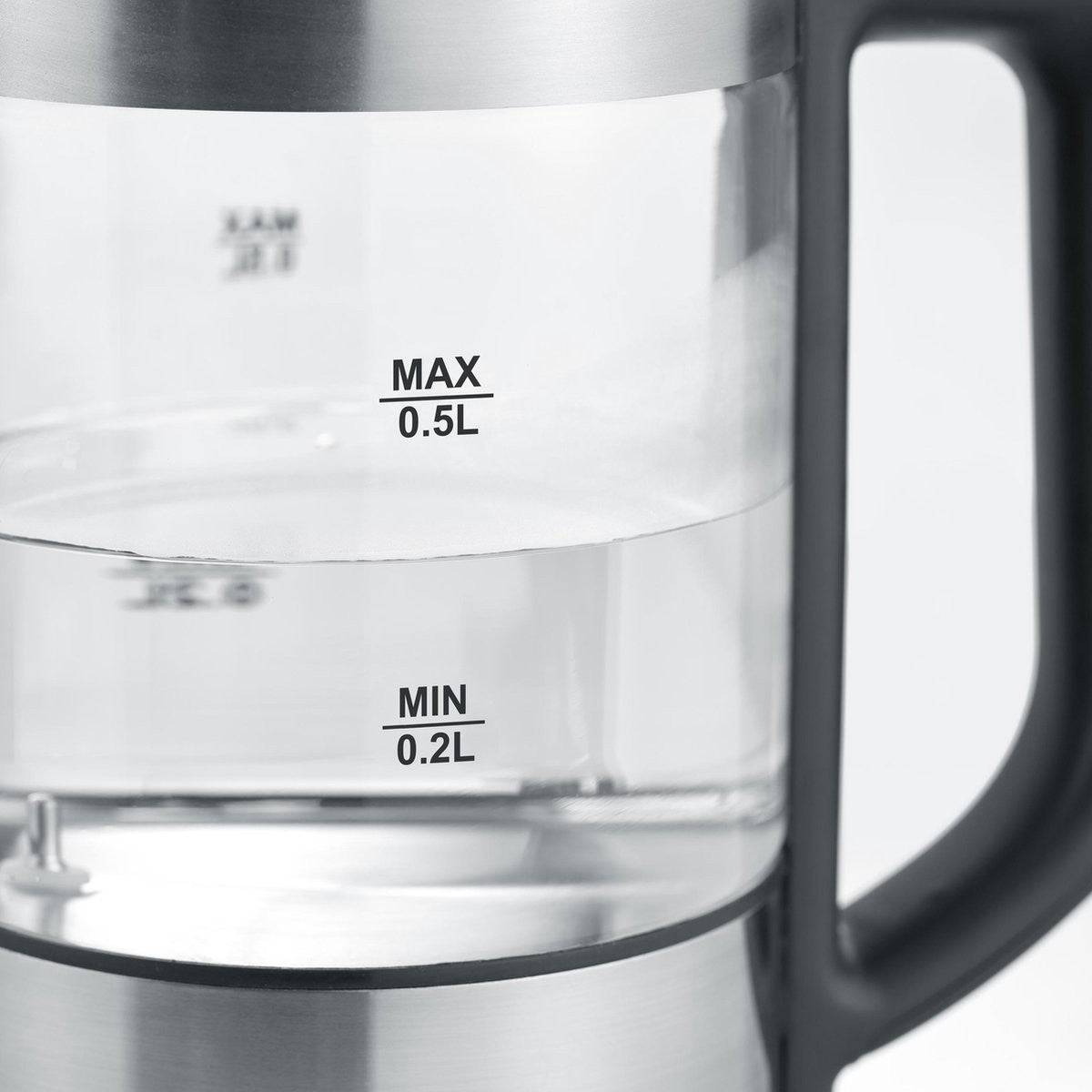 Tweedekans Severin WK 3458 Glazen Waterkoker Mini 0,5L - Multitemperatuur 1100W | Professioneel Gecontroleerd