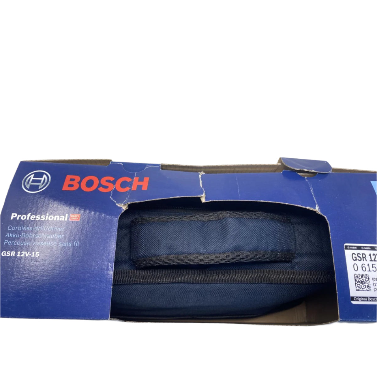 Tweedekans Bosch GSR 12V-15 accuboormachine - 2x 2,0 Ah accu's, lader AL 1115 CV + 39 accessoires en toolbag